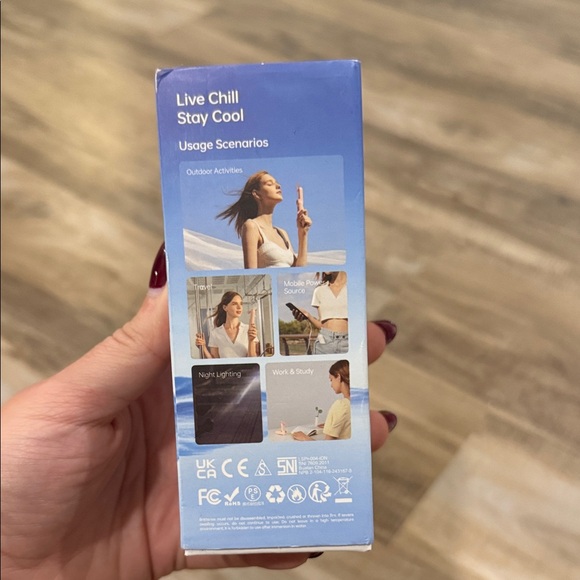 NWT Jisulife Green Handheld Fan - Picture 4 of 6